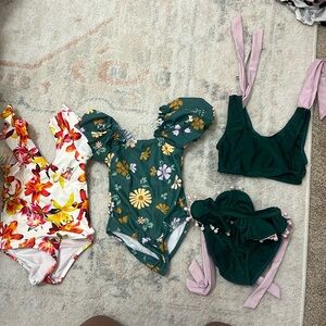 Girls swim